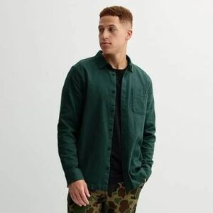 Vans Dark Green Button Up Shirt